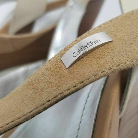 Calvin Klein Womens Opal Slingback Wedge Sandals - Picture 11 of 12